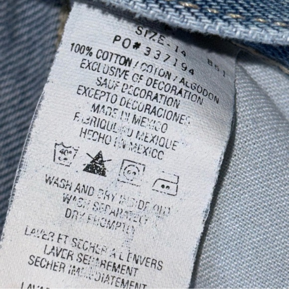 Vintage Tommy Hilfiger Blue Jeans High Rise Mom Jeans 90s Baggy y2k Straight Leg - Picture 6 of 11